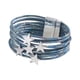thumbnail image 5 of Pulsera rígida para niña, de aleación, , , ideal para fiestas y como accesorio versátil. Azul multicolor, 5 of 8