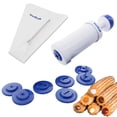 thumbnail image 1 of StarBlue Churrera Churro Maker and Filler Set with FREE Recipe Book - Easy Piping Nozzle Tool for Deep Fry Stuffed Churro, 1 of 4