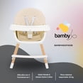thumbnail image 3 of Silla de Comer Alta para Bebé 4 en 1 con Charola Ajustable beige Grande, 3 of 10