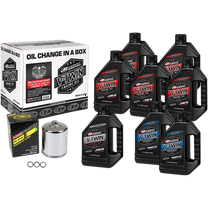 MAXIMA RACING OIL M8 Synthetic 20W-50 Oil Change Kit - Chrome Filter 90-129018PC