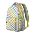 thumbnail image 2 of Geometric Shapes Texture Laptop Bookbag - Designed for the Modern Student and Professional, Streamlined Look with Ample Space, Gift of Style, 2 of 6