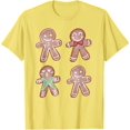 thumbnail image 1 of Merry Christmas Cookies Xmas Gingerbread Man Dessert Design T-Shirt, 1 of 1