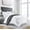 Grey/White-2100Sris-King, variant on King 2100Sris Grey/Black Down Alternative All-Season Microfiber Comforter