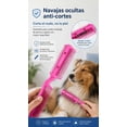 thumbnail image 2 of Peine Desenredador Mascotas Perros Gatos Doble Función Rosa, 2 of 5