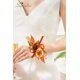 thumbnail image 5 of Set de ramilletes de flores artificiales Serwalin Orange 20 cm, 5 of 9