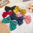 thumbnail image 5 of D-GROEE 2PCS Sweet Hair Bow Clips, Big Bow Clip French Style Hair Bows Barrette Adult Solid Color Hair Accessories for Girl and Women, 5 of 7
