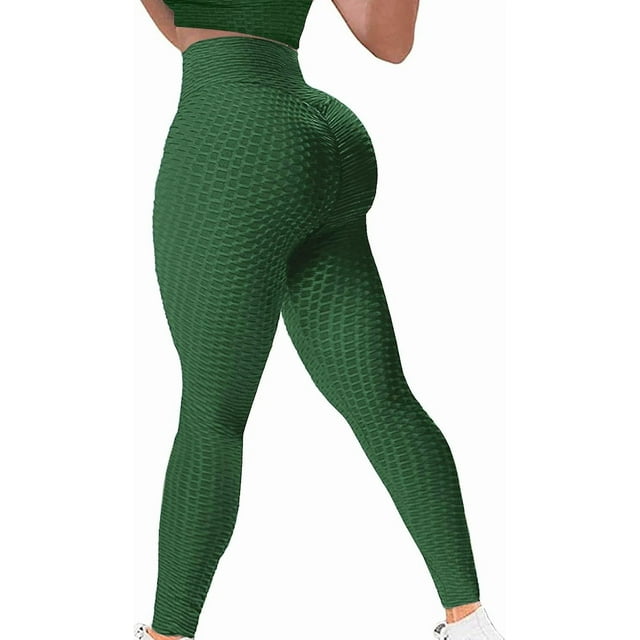 High Waist Butt Lifting Anti Cellulite Workout Leggings for Women Yoga Pants Tummy Control Leggings Tight