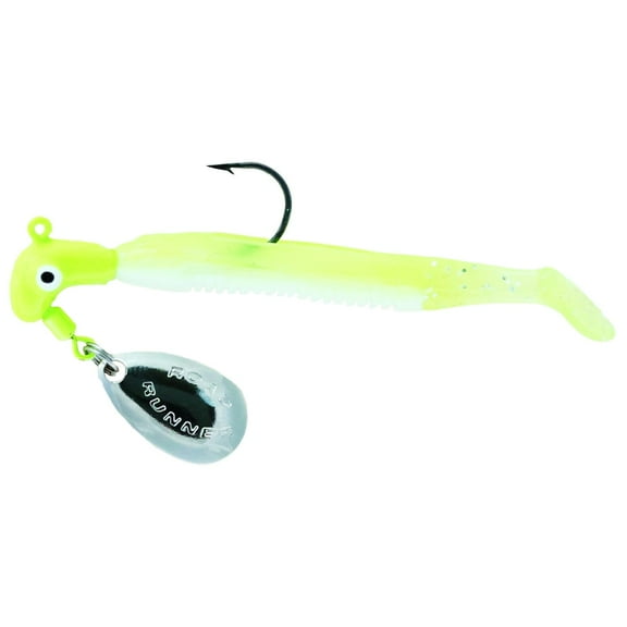 Blakemore Road Runner Mr. Crappie Slabalicious Jig Hook, Chartreuse & Shiner, 1/16 oz.