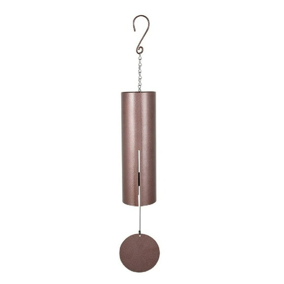 Carson Home Accents Signature Series 36" Cylinder Bell Outdoor Windchime, Bronze