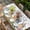 White Grass Green, variant on Easter Gnomes Bunnies Table Cloths for 3 Foot Rectangle Tables, Spring Easter Eggs Floral Purple Plaid Patio Waterproof Elastic Fitted Tablecloths, Washable Rectangular Table Cover for Camping