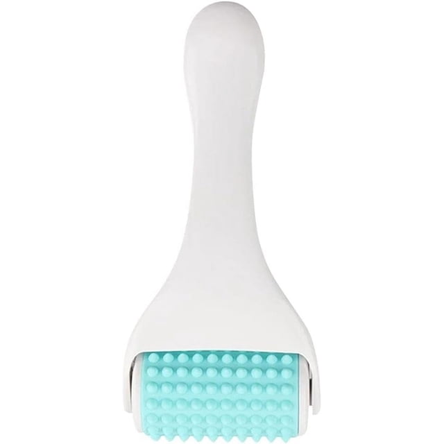 Rouleau pour les Yeux, Poignée Antidérapante pour Massage Ciblé, Rouleau Facial Anti-Rides, Rouleau en Acier Inoxydable pour Refroidissement Rapide