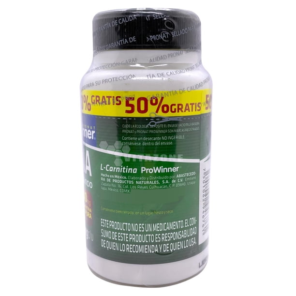 Carnitina Prowinner 30 Cápsulas Prowinner PROWCARNITINA30