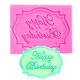 thumbnail image 2 of Feliz cumpleaños Inglés Feliz cumpleaños Flip Sugar Molde de silicona Diy Pastel Chocolate Herramientas para hornear, 2 of 5