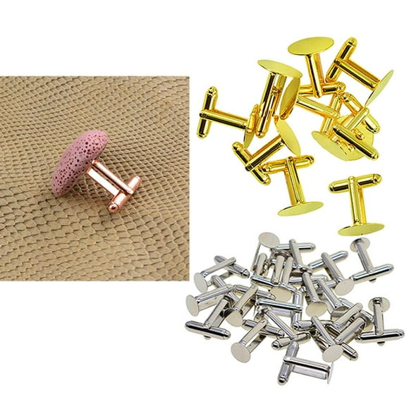 Espacios en para Gemelos de Latón, Hallazgos de Bricolaje, Almohadilla para Joyas, ño 8/15 Mm, 30 Piezas BLESIY Gemelos espacios en blanco