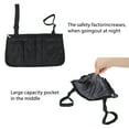 thumbnail image 3 of Bolsa de Bolsa Lateral de Silla de Ruedas, Tela Negra no Tejida 2 Método de Uso de Compartimento Gran Bolsa de Silla de Ruedas para Calzoncillos para Ancianos para Ancianos, 3 of 7
