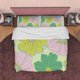 thumbnail image 1 of Ropa de cama Boho Colorido Funda Nórdica Juego de Dormitorio Bohemio, Verde Rosa Floral Edredón, 1 of 6