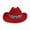 A64-Red, variant on Ccpelsie Western Cowboy Hat for 2t 3t 4t 5t 6t 7t Kids Boy Girl Classic Cowboy Cowgirl Dress Up Hat(White,3-15 Years)