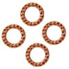 Copper Plated Pewter Round 9mm Connector Link Ring (4)