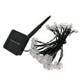 thumbnail image 2 of Fiudx Guirnalda de Luces Solares Navideñas, 20 Luces Led, Diseño de Bajo Consumo, Resistente Al Agua Ip65, Dos Modos de Iluminación, Decoración para Jardín, Ideal para Fiestas, 485 Cm de Largo., 2 of 2