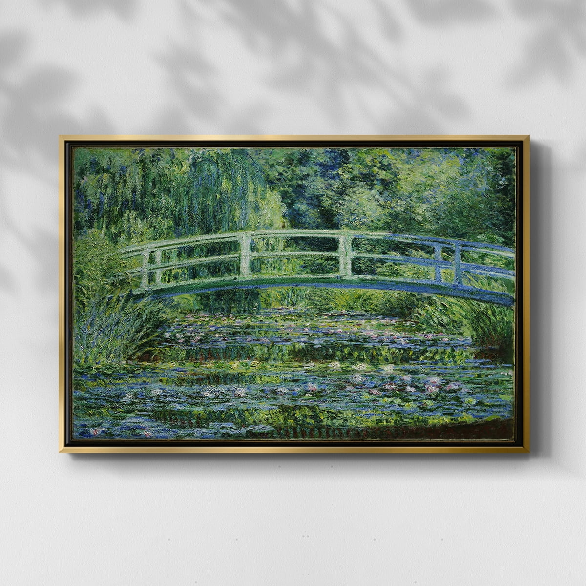 Vintage Landscape-CI By Wexford Home Framed in Gold Wood Gallery Wrapped Canvas 27 in. x 41 in.