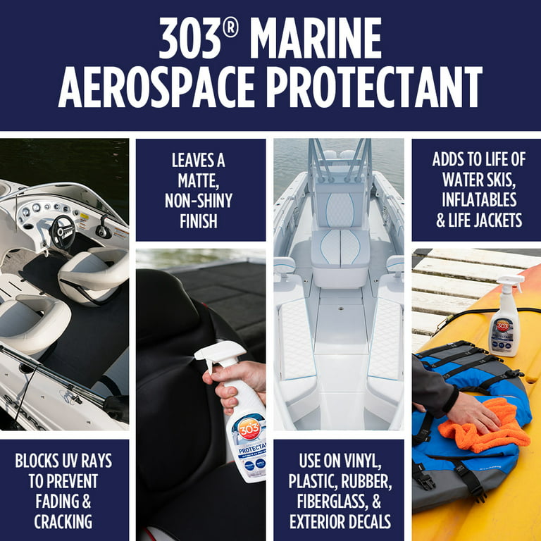 303 Marine Aerospace Protectant - Provides Superior UV Protection, Repels  Dust, Dirt, & Staining - Dries To A Matte Finish - Restores A Like-New  Appearance, 32oz (30306) Packaging May Vary 