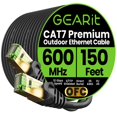 thumbnail image 1 of Cable Ethernet GearIt Cat7 para exteriores, 150 pies, SFTP, 10 Gbps, resistente al agua, 1 of 8