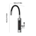 thumbnail image 2 of Grifo de calentador de agua caliente eléctrico calentador de agua 3000W 3000 grados Rotación de calentador de agua sin tanque Control táctil para baño de cocina, 2 of 9