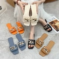 thumbnail image 2 of Lightweight Slippers Comfort Casual Slippers Open Toe Platform Beach Sandals for Women Girl, 2 of 7