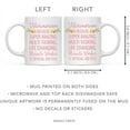 thumbnail image 5 of CTDream 11oz. Coffee Mug Gift for Women, Veterinarian Because Super Amazing Life Changing Miracle Worker Isn't an Official Job Title, Floral Flowers, 1-Pack, 5 of 7