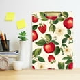 thumbnail image 2 of FORMRS Acrylic Clipboard with Low Profile Clip Standard A4 Letter Size, 12.5" x 9", Apple Leaves Pattern, 2 of 8