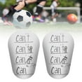 thumbnail image 6 of Kesoto Portable Soccer Shin Guard, PU White, 4.72 x 3.15 x 2.36 inches, 2 Count, 6 of 10