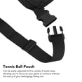thumbnail image 4 of Bolsa Para Pelotas De Tenis, Tela Oxford Negra, Cinturón Ajustable, Bolsa Para Pelotas De Tenis, Transpirable, Conveniente Para Correr, 4 of 7