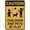Warning Sign 3, variant on Caution Children Playing Slow Down Sign Signs Outdoor, Uv Printed Aluminum 8"x12", Weatherproof And Security Signs For Home Or Business