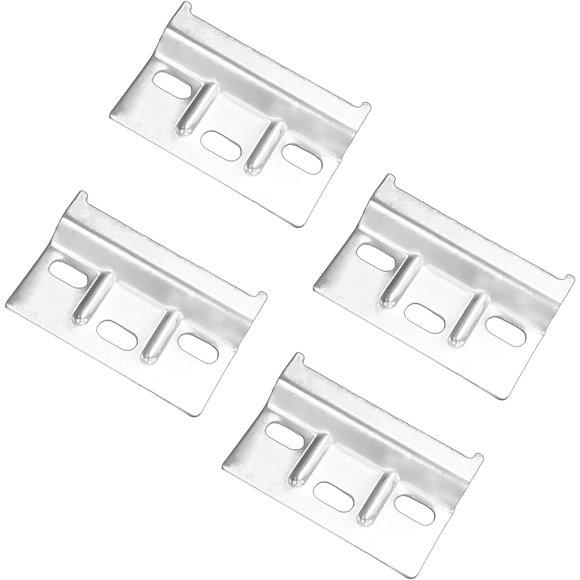 shiyou-Kitchen Cabinet Bracket Shelf Fruniture Brackets Cabinet Bracket Wall Mounting Hanger Plate Closet Suspension Rails Carrier Plate 4pcs