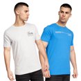 thumbnail image 1 of Crosshatch - Camiseta Pentan para Hombre - Pack de 2 (Azul, Gris), 1 of 7