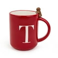 thumbnail image 2 of Holiday Times Ceramic Monogram Mugs - T, 2 of 3