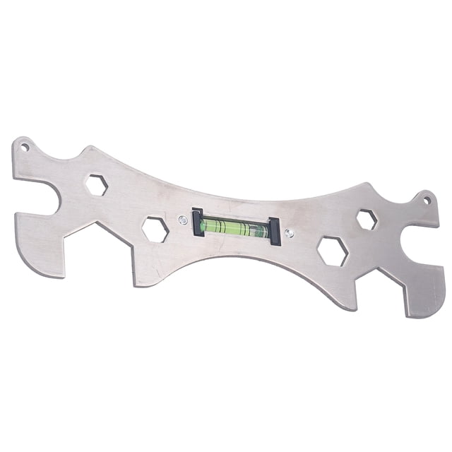 Bathroom Wrench, Sliver Stainless Steel Rust Prevention Universal Shower Wrench With For Washing Machine Taps
