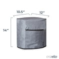 thumbnail image 2 of Crutello Funda para freidora de aire con bolsillos de almacenamiento para freidoras de 2,8 a 4,8 cuartos, se adapta a varias marcas, fundas para freidora de aire resistentes, fundas para freidora de a, 2 of 5