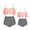 Light Pink, variant on Mommy and Me Matching Two Piece Bikini Set Ruffle High Waisted Tummy Control Ruched Bikini Swimsuit