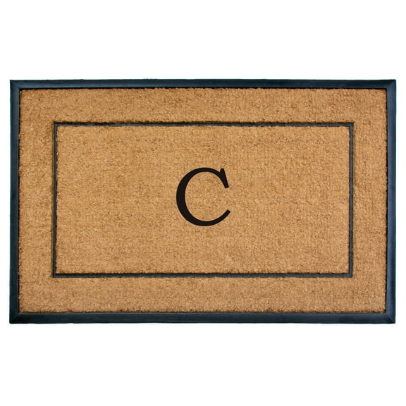 The General Monogram Doormat, 30" x 48", Letter C