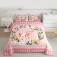 thumbnail image 2 of Homewish Cute Cartoon Axolotl Bedding Comforter Set, Dreamy Cherry Blossoms Twin Comforter Sets, Dreamy Princess Style Reversible Bedding Set, Lightweight Room Decor, 2-Piece, 2 of 8