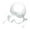 White, variant on Swimming Goggles and Cap Eyewear Portable Wide View Adults Anti Fog Large White
