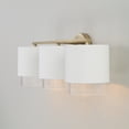 thumbnail image 7 of Capital Lighting 153031MA-549 Weller 3 Light 24" Wide Vanity Light - Brass, 7 of 7