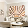 thumbnail image 2 of Sun Tapestry, Vintage Boho Tapestry Wall Hanging Aesthetic Rainbow Abstract Tapestries for Bedroom Bohemian Wall Retro Decor, 2 of 6