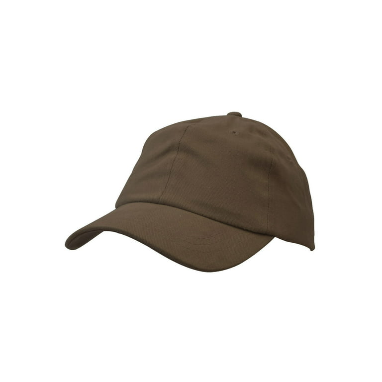 KC Caps Unisex Cotton Baseball Cap Classic Adjustable Plain Hat,Polo Style  Low Profile (Unconstructed)