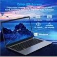 thumbnail image 7 of 14.1 Lightweight Business Laptop Computer Windows 11 Pro 6GB RAM 512GB SSD FHD IPS Display Intel Celeron N4000 for Student Laptop, 7 of 7