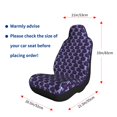 thumbnail image 3 of Uemuo Cell Tower Pattern Car Seat Covers for Front Seats Waterproof Seat Covers for Cars, Universal Auto Front Seats Protector Fits for Car-, 3 of 6