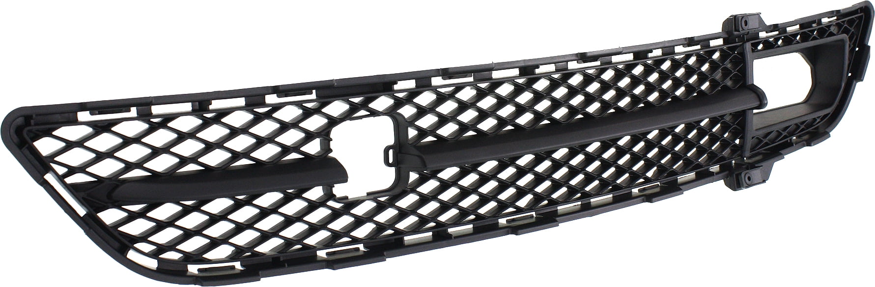 Bumper Grille Compatible With 2010-2013 Infiniti G37 Front, Center Textured Black
