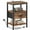 Brown/1P, variant on Alvantar Bedside Table Charging Station Nightstand with USB/C Ports, Adjustable Drawers, 3-Tier Storage Shelf