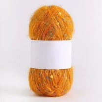 Namzi Yarn 100g - Colorful Variegated Hand Mixed Novelty Yarn, Soft Polyester Fiber for Crochet, Knitting & DIY CraftsOrange